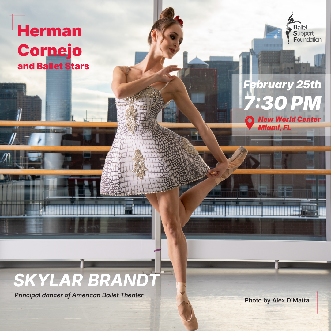 5.⁠ ⁠Herman Cornejo and Ballet Stars. New World Center, Miami, Florida, (February 2025)